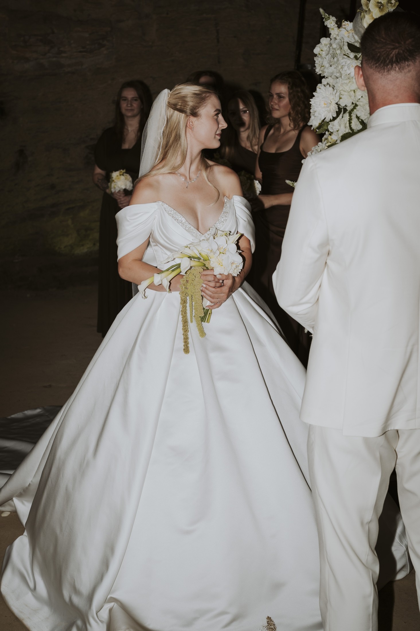 A glimpse of Nadja during the ceremony.